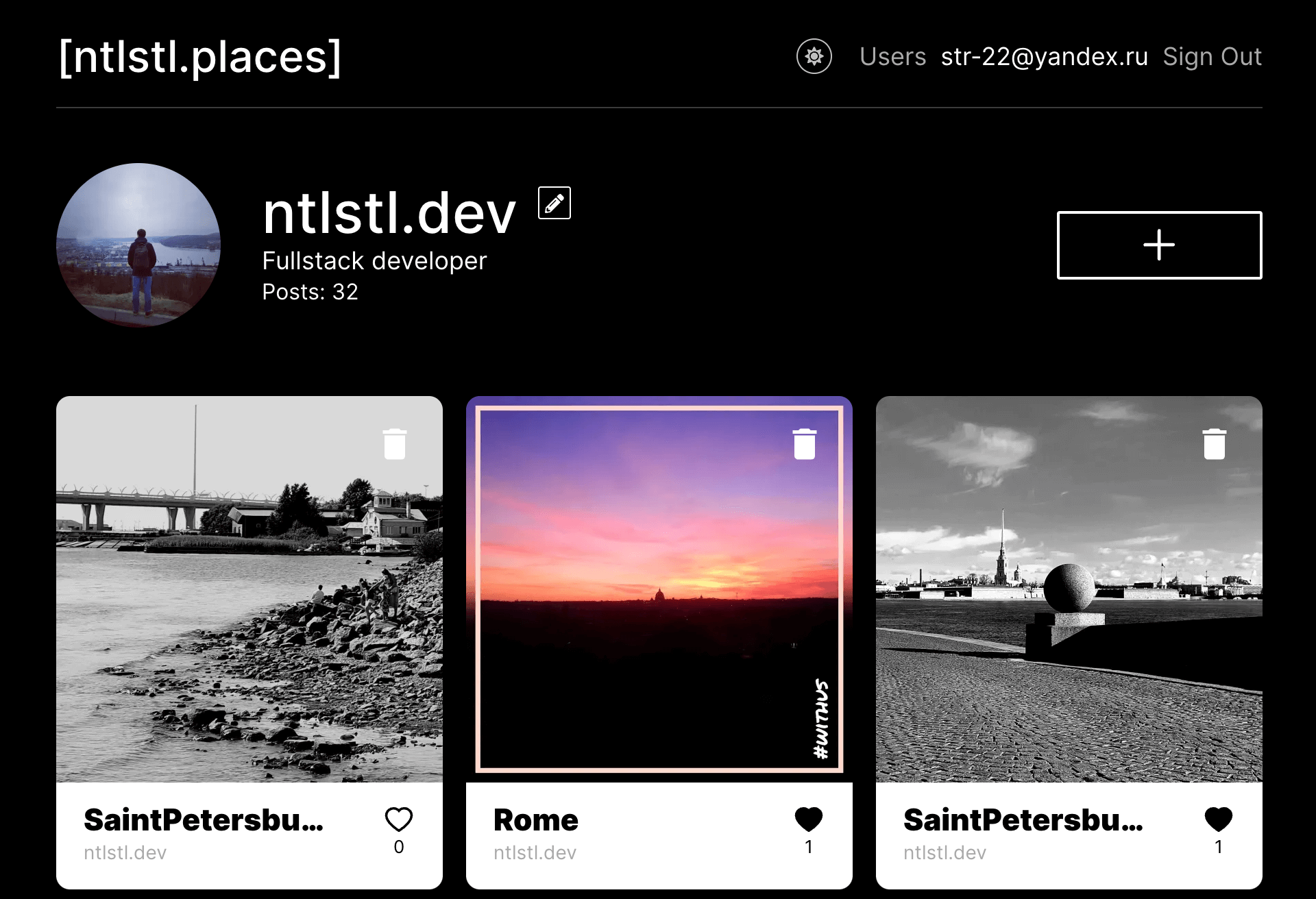 Сервис размещения фотографий [ntlstl.places]